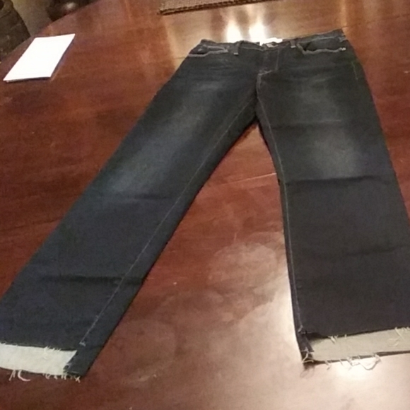 Frame Le High Straight' High Rise Staggered Hem - Picture 4 of 6